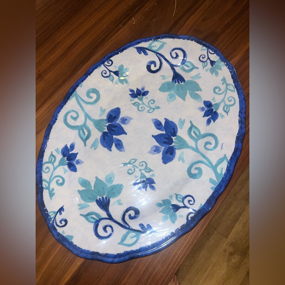 Blue Serving Platter like NEW